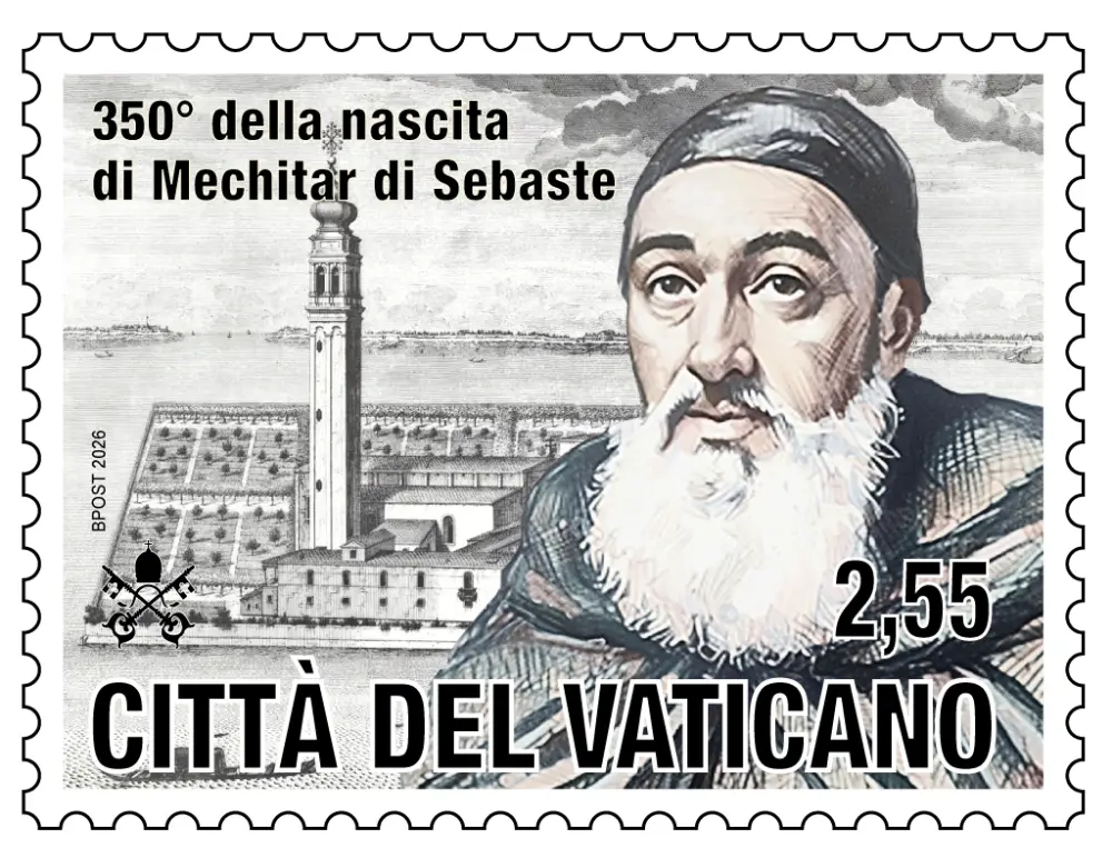 2026 350° della nascita di Mechitar di Sebaste 1 v. E.C. di Vaticano con Armenia Vaticano 2026 350° della nascita di Mechitar di Sebaste 1 v. E.C. di Vaticano con Armenia Vaticano