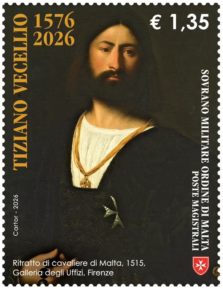 2026 450° della scomparsa di Tiziano Vecellio 1 v. S.M.O.M. SMOM 2026 450° della scomparsa di Tiziano Vecellio 1 v. S.M.O.M. SMOM