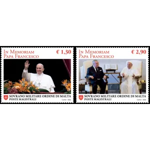 2026 In memoriam, Sua Santita Papa Francesco 2 v. S.M.O.M. SMOM