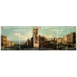 2026 L Arte dell Ordine di Malta Canaletto 4 v. in 2 coppie orizzontali unite in 1 striscia orizzontale S.M.O.M. SMOM 3