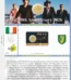Foglio 2 Euro COMMEMORATIVO Irlanda 2026 50° degli U2 in coin card Abafil