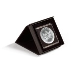 LEUCHTTURM - Astuccio AIRBOX in cartoncino a 1 casella quadrata da 50 mm - Nero