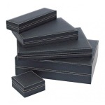 LINDNER - Astuccio NERA CASSETTA XS a 1 casella rotonda per monete da 16 a 51 mm - Nero