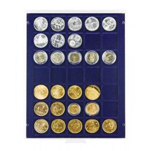 LINDNER - BOX MARINE a 35 caselle quadrate da 36 mm - Blu