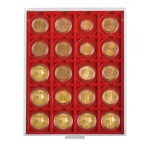 LINDNER - BOX STANDARD a 20 caselle quadrate da 50 mm - Rosso