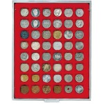 LINDNER - BOX STANDARD a 48 caselle quadrate da 28 mm - Rosso