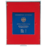 LINDNER - BOX STANDARD ad 1 casella quadrata 150 mm - Rosso