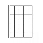 LINDNER - BOX STANDARD a 35 caselle quadrate da 36 mm - Rosso