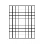 LINDNER - BOX STANDARD a 80 caselle quadrate da 24 mm - Rosso