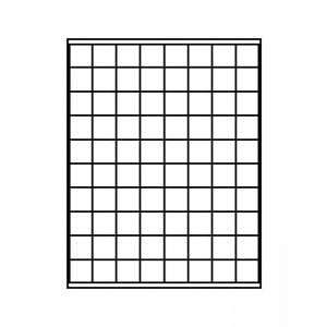 LINDNER - BOX STANDARD a 80 caselle quadrate da 24 mm - Rosso