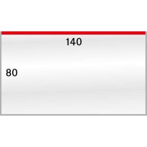 LINDNER - BUSTE PROTETTIVE trasparenti da 140x80 mm apertura dall'alto - 50 pz.