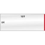 LINDNER - BUSTE PROTETTIVE trasparenti da 169x64 mm apertura laterale - 50 pz.