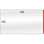 LINDNER - BUSTE PROTETTIVE trasparenti da 180x100 mm apertura laterale - 50 pz.
