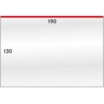 LINDNER - BUSTE PROTETTIVE trasparenti da 190x130 mm apertura dall'alto - 50 pz.