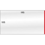 LINDNER - BUSTE PROTETTIVE trasparenti da 195x105 mm apertura laterale - 50 pz.
