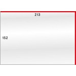 LINDNER - BUSTE PROTETTIVE trasparenti da 213x152 mm apertura su 2 lati - 50 pz.