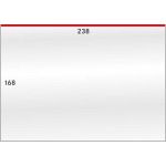LINDNER - BUSTE PROTETTIVE trasparenti da 238x168 mm apertura dall'alto - 50 pz.