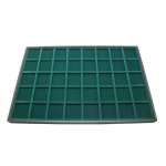 ABAFIL - Bauletto CANGURO con 14 ripiani Standard in velluto verde Linea Classica a scelta - Nero