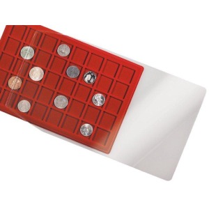 ABAFIL - Busta in plastica trasparente di protezione per ripiani Standard in floccato - 1 pz.