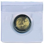 MASTER PHIL - CENTRATORI trasparenti per 2 € e 1 US $ Presidenti / Nativi / Innovazioni - 20 pz.