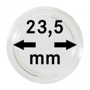 LINDNER - Capsule per monete da 23,5 mm - 10 pz.