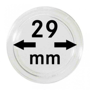 LINDNER - Capsule per monete da 29 mm - 10 pz.