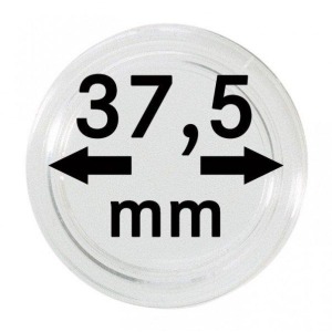 LINDNER - Capsule per monete da 37,5 mm - 10 pz.