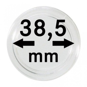 LINDNER - Capsule per monete da 38,5 mm - 10 pz.
