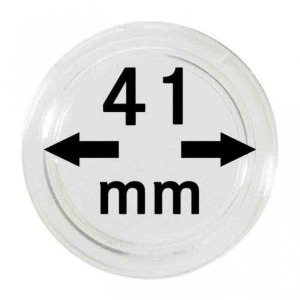 LINDNER - Capsule per monete da 41 mm - 10 pz.