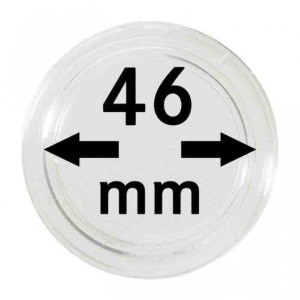 LINDNER - Capsule per monete da 46 mm - 10 pz.