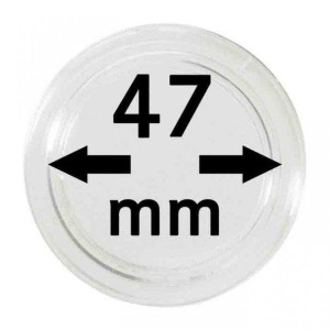 LINDNER - Capsule per monete da 47 mm - 10 pz.