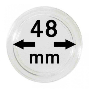 LINDNER - Capsule per monete da 48 mm - 10 pz.