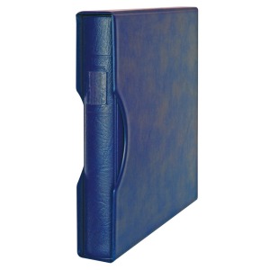 LINDNER - Cartella a 18 anelli REGULAR con custodia - Blu
