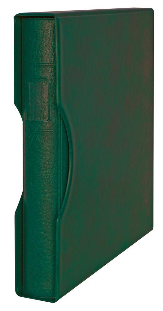 Cartella a 18 anelli REGULAR con custodia Verde Lindner 1 1 LINDNER - Cartella a 18 anelli REGULAR senza custodia - Verde
