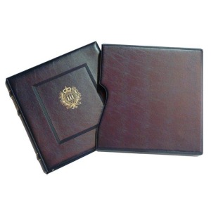 ABAFIL - Cartella a 22 anelli ELEGANT San Marino con custodia - Blu
