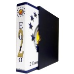 MASTER PHIL - Cartella a 4 anelli 2 EURO JUNIOR con custodia, vuota