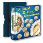 ABAFIL - Cartella a 4 anelli 2 € COMMEMORATIVI con custodia, vuota