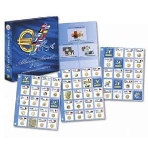 ABAFIL - Fogli ALBUM 2 € COMMEMORATIVI SMART dal 2004 al 2015