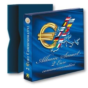 ABAFIL - Fogli ALBUM 2 € COMMEMORATIVI SMART dal 2004 al 2015