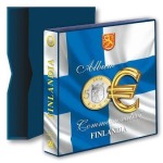 ABAFIL - Cartella a 4 anelli ALBUM 5 € FINLANDIA con custodia, vuota