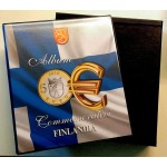 ABAFIL - Cartella a 4 anelli ALBUM 5 € FINLANDIA con custodia, vuota