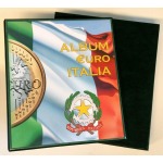 ABAFIL - Cartella a 4 anelli ALBUM €URO ITALIA per serie Euro con custodia, vuota
