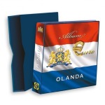 ABAFIL - Cartella a 4 anelli ALBUM €URO MONEY OLANDA con custodia, vuota