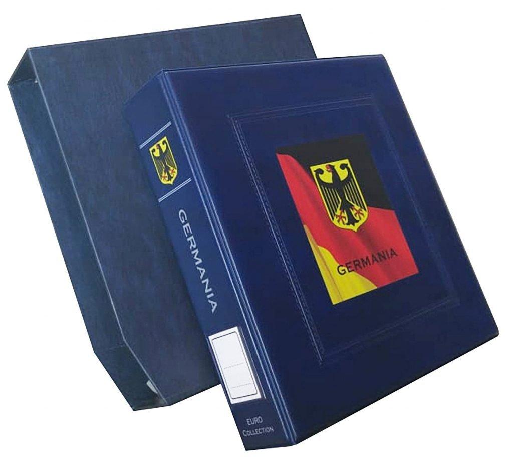 Cartella a 4 anelli BIG intestata Germania con custodia vuota Blu Master Phil Cartella a 4 anelli BIG intestata Germania con custodia vuota Blu Master Phil