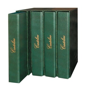 MASTER PHIL - Cartella a 4 anelli CARTOLINE GRANDE con custodia, vuota