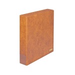 LINDNER - Cartella a 4 anelli ECO RILEGATURA SLIP con custodia - Avana