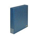 LINDNER - Cartella a 4 anelli ECO RILEGATURA SLIP con custodia - Blu
