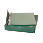 LINDNER - Cartella a 4 anelli ECO RILEGATURA SLIP con custodia - Verde