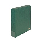 LINDNER - Cartella a 4 anelli ECO RILEGATURA SLIP con custodia - Verde