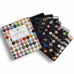 LEUCHTTURM - Cartella a 4 anelli GRANDE CHAMP con 5 fogli neri, senza custodia